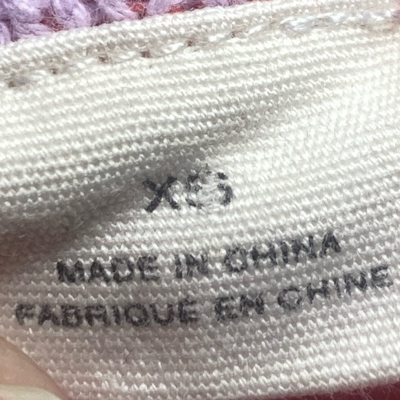 Anthropologie Moth size XS orange lilac trim  scoop neck sweater GUC - Picture 5 of 6